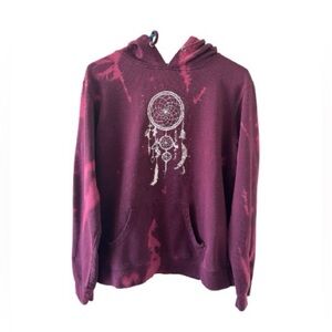 Custom Bleach Dyed Empyre Dreamcatcher Hoodie – Women’s XL